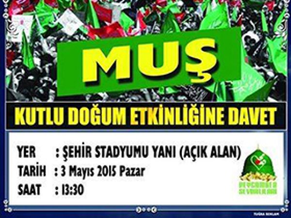 Muş Kutlu Doğuma hazır