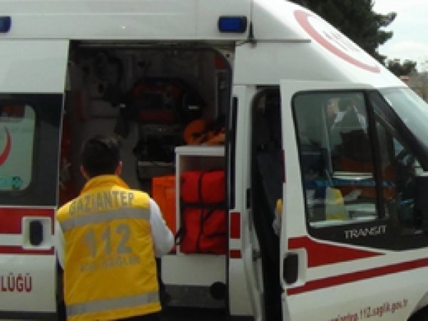 Gaziantep’te motosiklet kazası: 2 yaralı
