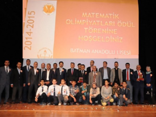 'Matematik Olimpiyatları' ödülleri verildi