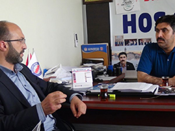 HÜDA PAR'dan Memur Sen'e destek ziyareti