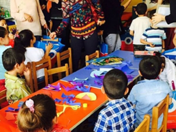 MYO öğrencilerinden anasınıfı öğrencilerine ziyaret