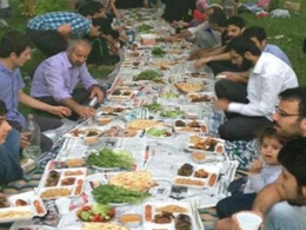 Açık havada iftar keyfine yoğun ilgi