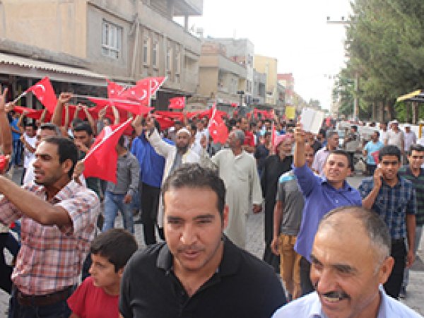 Ceylanpınarlılar başkanlarına sahip çıktı