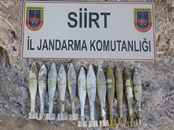 Siirt'te mühimmat yakalandı