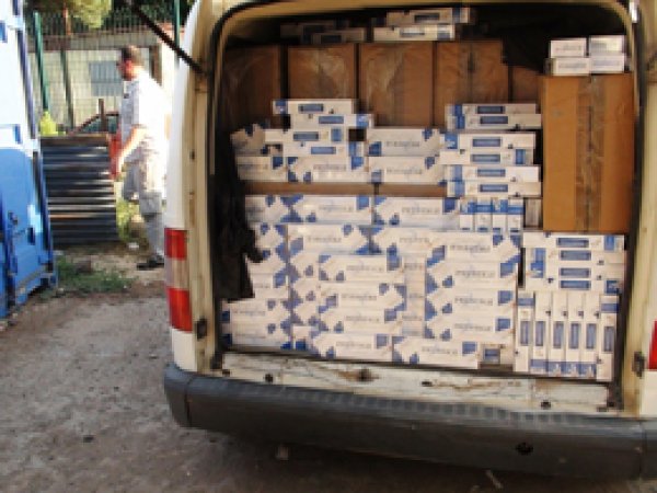 Diyarbakır’da 140 bin paket kaçak sigara ele geçirildi
