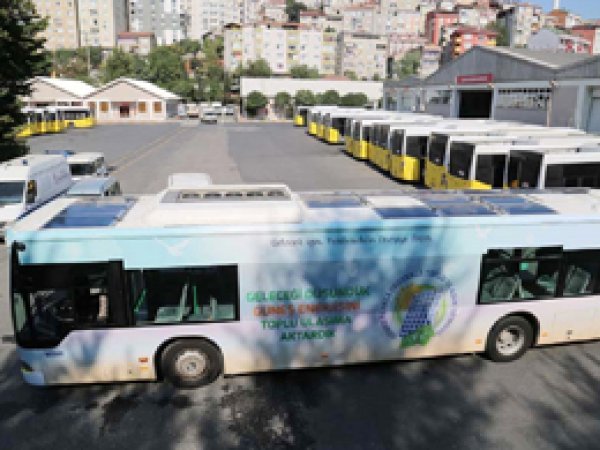 İETT’den güneş panelli otobüs