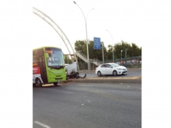 Diyarbakır'da trafik kazası: 1 yaralı