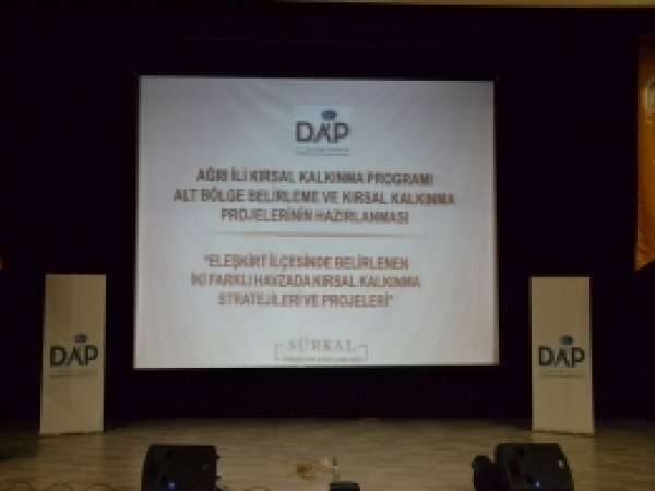 Ağrı Kırsal Kalkınma Planı Değerlendirme Toplantısı yapıldı