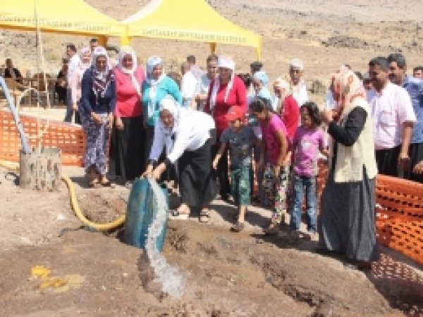 Köylülerin 15 yıllık su hasreti sona erdi
