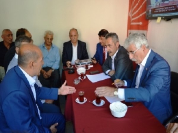 CHP heyeti Bitlis'te incelemelerde bulundu