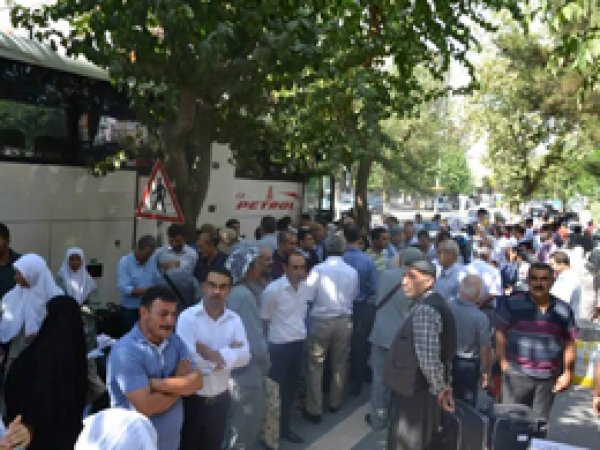 Siirtli hacı adayları dualarla uğurlandı