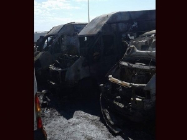 İran'da Ağrı'ya ait 11 araç yandı