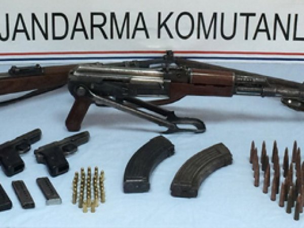 Diyarbakır'da silah ele geçirildi