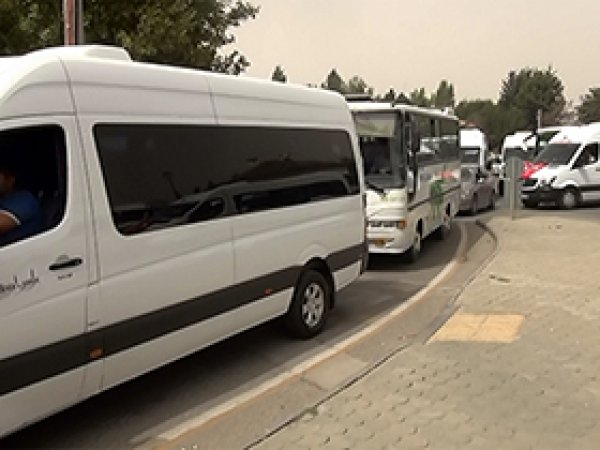 Antep'te servisçiler PKK saldırılarını kınadı