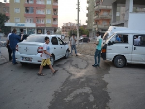 Batman'da maddi hasarlı trafik kazası