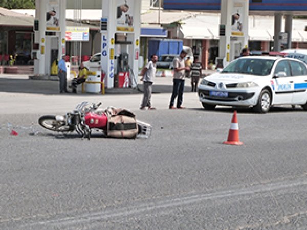 Birecik'te trafik kazası: 1 yaralı