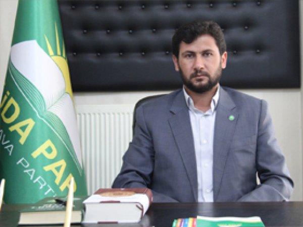 Muş HÜDA PAR'dan İsrail'e tel'in