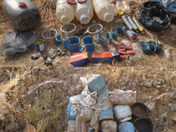PKK sığınağında çok sayıda mühimmat ele geçirildi