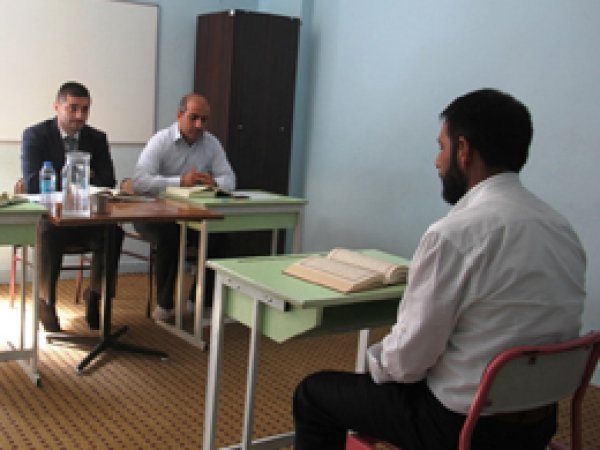 Geçici Kur'an Kursu öğreticisi mülakatı yapıldı