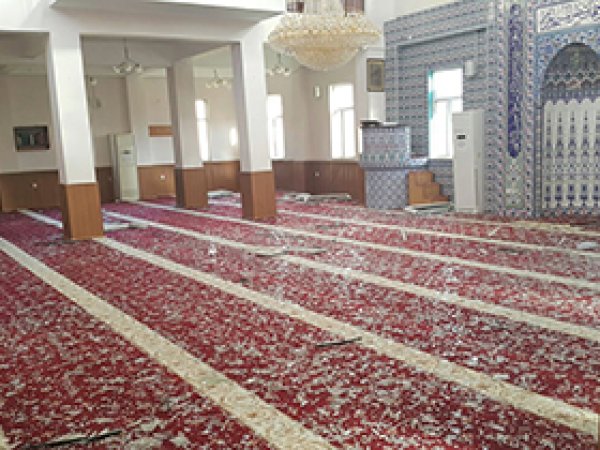Mardin TOKİ Camisi'nde hasar büyük 