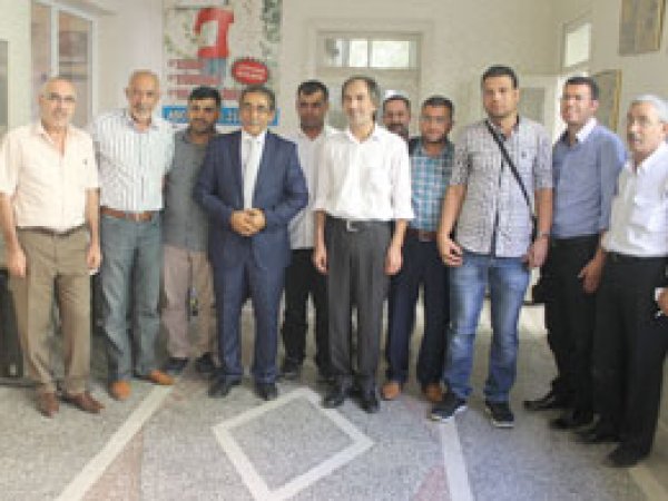 Urfa'da görev yapan gazeteciler bayramlaştı