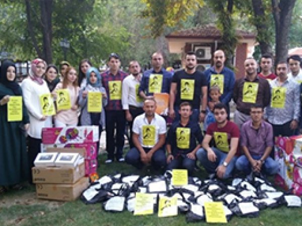 Ak Parti'li Gençler 17 ilde Yasin olup et dağıttı