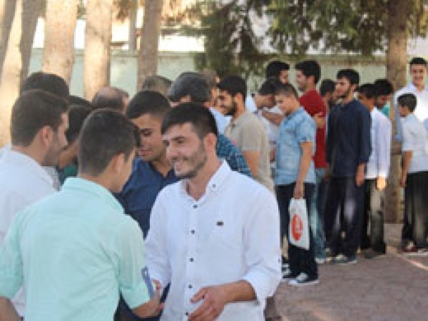 Kâhta'da coşkulu bayramlaşma