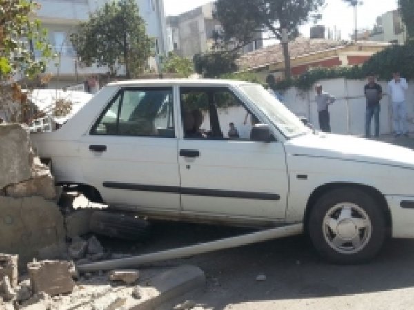 Batman'da maddi hasarlı trafik kazası