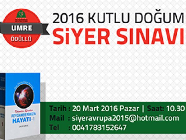 Avrupa'daki Siyer Sınavı 20 Mart'a ertelendi