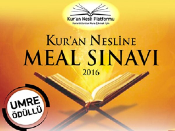 Umre ödüllü 'Kur'an Meali Sınavı' yapılacak