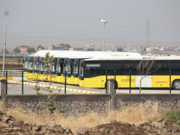 Diyarbakır Belediye otobüsleri kontak kapattı