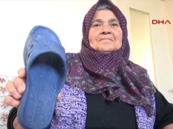 Annenin oğluna attığı terlik 'silah' sayıldı