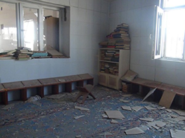 Camilerde oluşan tahribat ortaya çıktı
