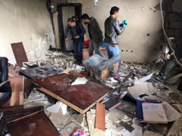 Bombayı kaymakamlık görevlisi yerleştirmiş