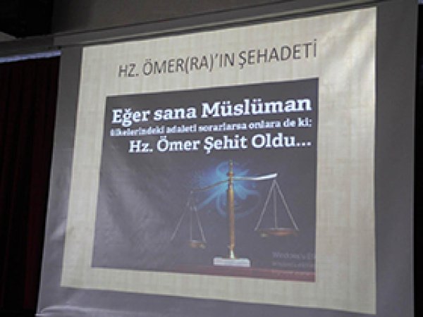 Gercüş'te Hz. Ömer'i anlama programı