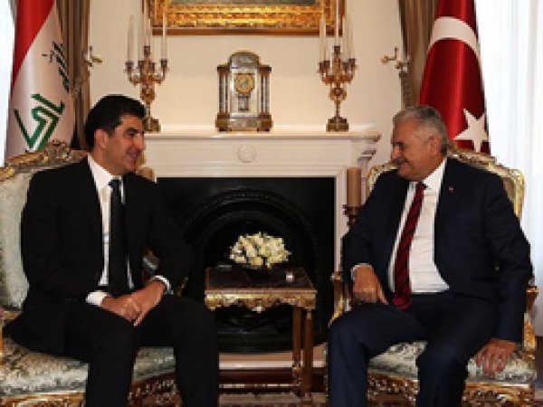 Başbakan Yıldırım, Barzani ile görüştü