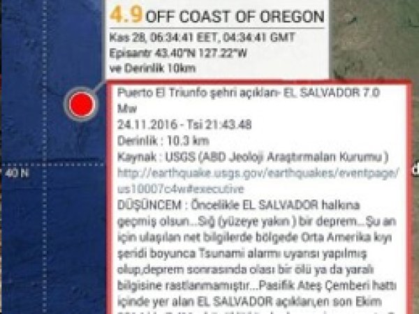 Kaliforniya depremini 14 gün önceden bildi