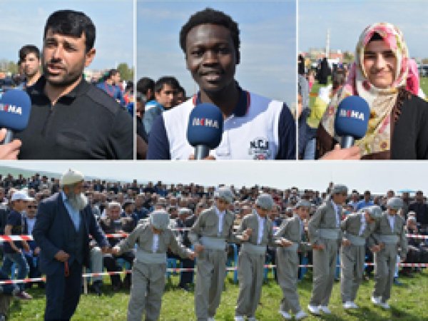 Kutlu Doğumun ardından halk duygularını paylaştı