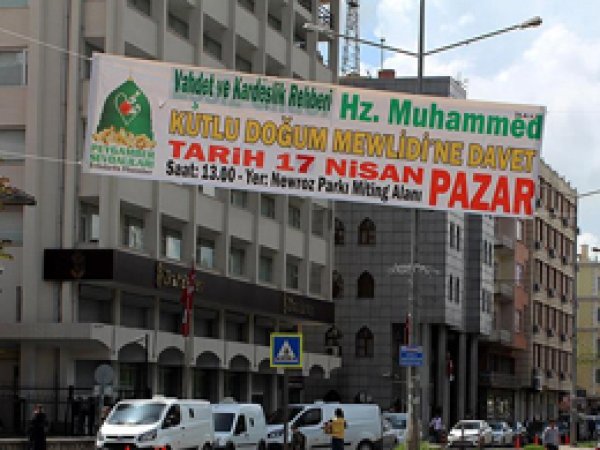 Diyarbakır'da Kutlu Doğum mewlidine davet