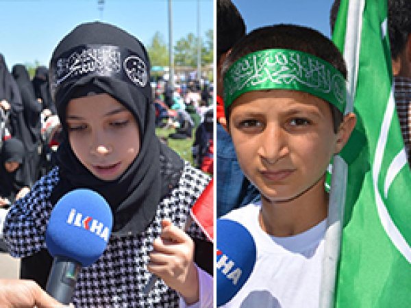 Çocuklar Kutlu Doğum'a renk kattı