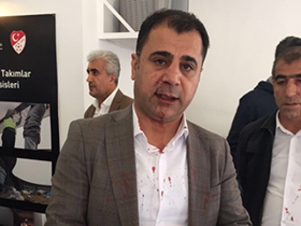 Amedspor'lu yöneticilere saldırı
