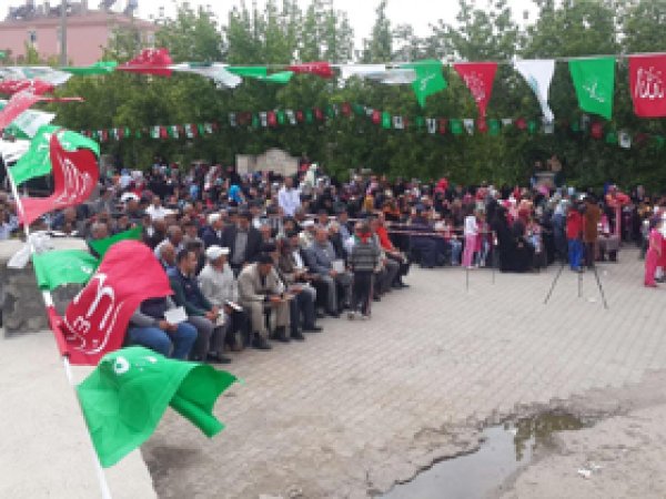 Yazıkonak'ta Kutlu Doğum etkinliği