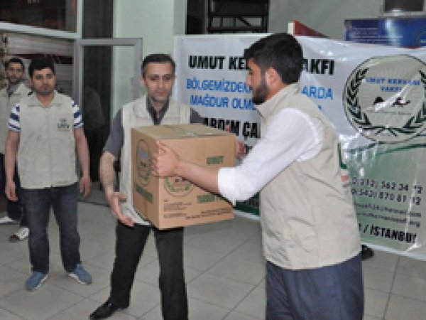 Umut Kervanı'ndan bölge halkına yardım