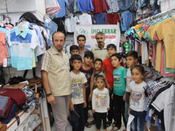 IHO-EBRAR Bismil'de yetim giyindirdi