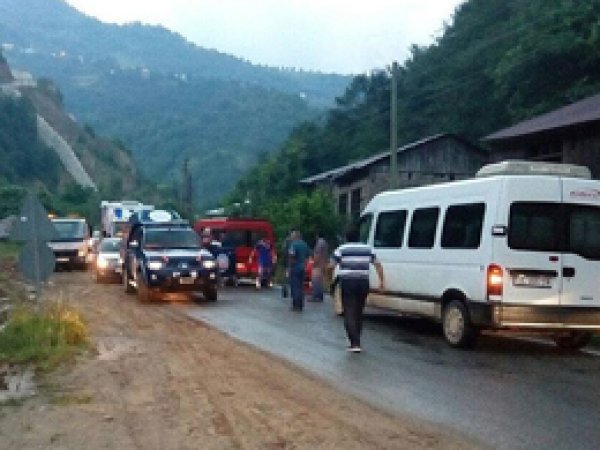 Giresun'da askeri helikopter düştü