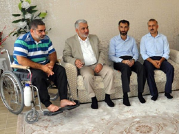 Yapıcıoğlu’ndan şehit ve tutuklu ailelerine ziyaret