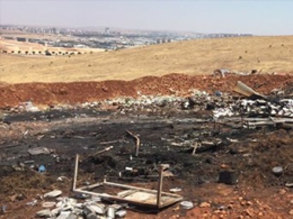 Antep Tugay Komutanlığı'nda şüpheli yangın