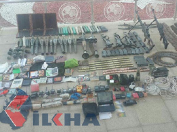 Bitlis’te PKK’ye ait mühimmat ele geçirildi