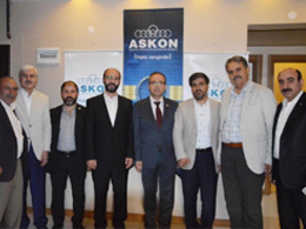Diyarbakır HÜDA PAR'dan ASKON’a ziyaret