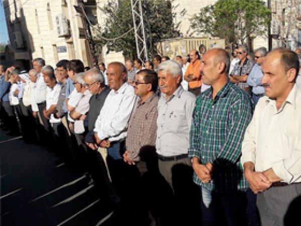 Kamışlı'da PYD karşıtı gösteri